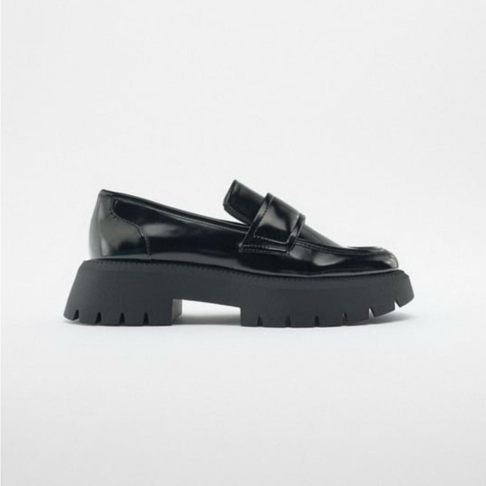 ZARA Lug Sole Loafers